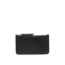 メゾン マルジェラ Maison Margiela Black leather leather zipped wallet SA1VX0003P4806T8013 Men 財布・カードケース Black onesize 【送料無料・関税込】