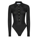 セルフ・ポートレイト self-portrait SELF PORTRAIT Top Black PF25113TBBLK Women ボディスーツ Black...