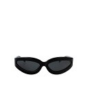【楽天スーパーセール 最大75%OFF+P2倍】THE ATTICO ジ・アティコ レディース サングラス・アイウェア ATTICO56C1SUNC1 Attico56C1Sun Sunglasses Black 61 【送料無料・関税込】