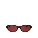 バレンシアガ Balenciaga Sunglasses BB0404SK003 Women サングラス・アイウェア Red 58 【送料無料・関税込】