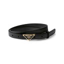プラダ Prada GOLD METAL BUCKLE SAFFIANO LEATHER BELT 1CC621053F0002 Women ベルト・サスペンダ...