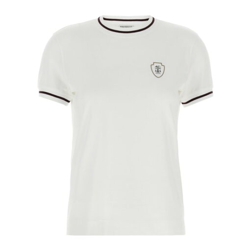 ブルネロ・クチネリ Brunello Cucinelli Logo patch t-shirt M0T81VD110CGV62 Women Tシャツ・カットソー White M S XS L XL 【送料無料・関税込】 ブルネロ・クチネリ Brunello Cucinelli Logo patch t-shirt M0T81VD110CGV62 Women Tシャツ・カットソー White M S XS L XL 【送料無料・関税込】