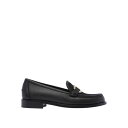 フェラガモ FERRAGAMO Leather Loafers ウィメンズ シューズ ローファー Black 5.5 6.5 女性 77672601I798NE...