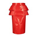 ヴァレンティノ Valentino Garavani Leather midi skirt 7B3NI07V9G6157 Women スカート Red IT34...