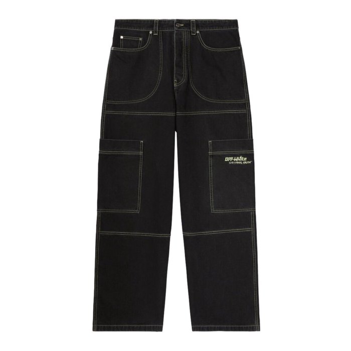 【関税込み】Off-White ベージュ ロゴパッチ ジーンズ 楽天市場】OFF-WHITE オフホワイト(素材(生地・毛糸)デニム