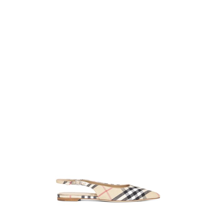 Burberry バーバリー レディース フラットシューズ 8113142B9368 Burberry Flat shoes Beige 36 37 37.5 38 38.5 39 40 41 36.5 【送料無料・関税込】