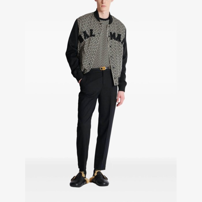 バルマン Balmain Balmain T-shirts and Polos Black FH1EG000BC90GFE Men Tシャツ・カットソー Blacks and greys L M S XL 2XL 【送料無料・関税込】