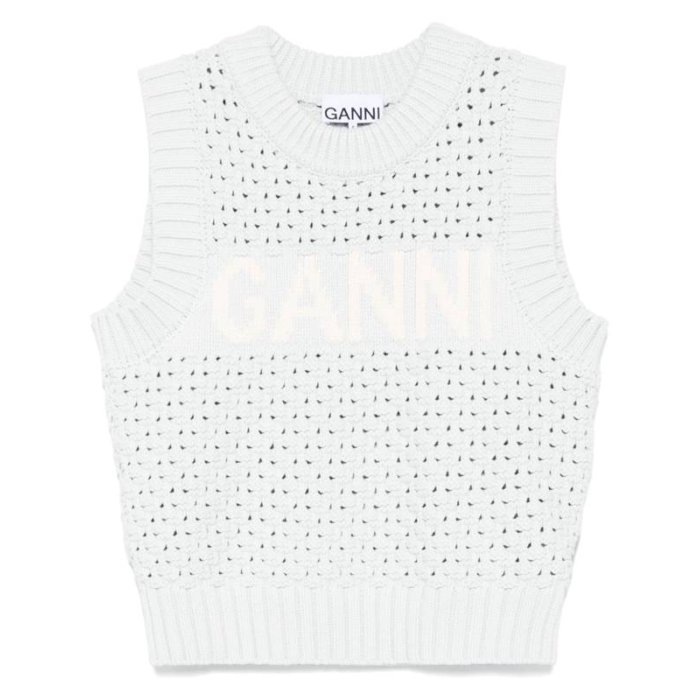 【送料無料・関税込】 ガニー GANNI Sweaters Clear Blue ウィメンズ ウェア ジャケット & コート カジュアルジャケット・ベスト CLEAR BLUE L M S XS 女性 K2348628
