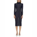 セルフ・ポートレイト self-portrait LUREX KNIT MAXI DRESS RS25124XBLBLUE Women ワンピース・ドレス・オー...