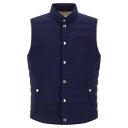 Brunello Cucinelli ブルネロ・クチネリ メンズ カジュアルジャケット・ベスト MM4911711CJD31 Quilted vest Blue...