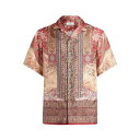 エトロ ETRO Pink Silk Bowling Shirt その他 Nude/Neutral L M S 男性 MRIC0013AK575X0870 【送...