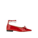 ガニー GANNI Jewel Ballerina S2752474 Women フラットシューズ Red 37 36 39 40 【送料無料・関税込】