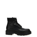 プラダ Prada Re-Nylon leather ankle boots 2TE205FG0013G21F0002 Men ブーツ Black 10 11 ...