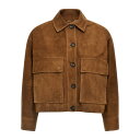 ブルネロ・クチネリ Brunello Cucinelli Suede jacket MPCAI7762C7495 Women カジュアルジャケット・ベスト Br...