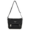 Prada プラダ メンズ ハンドバッグ・ショルダーバッグ 2VD066VOOM2DMGF0002 Re-Nylon shoulder strap Black ...