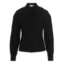 アレキサンダー・マックイーン Alexander McQUEEN BUSTIER SHIRT ウィメンズ ウェア トップス シャツ・ブラウス Black IT4...