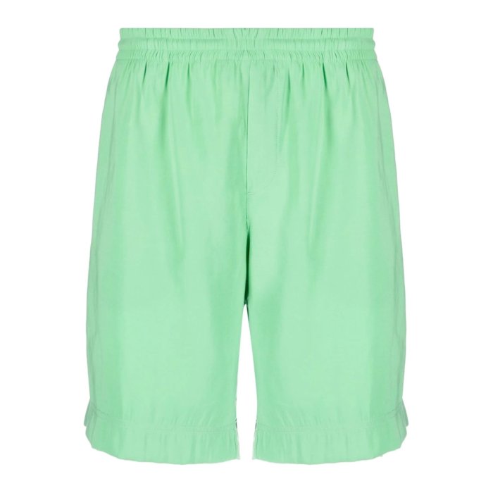 【楽天ブラックフライデー最大80%OFF+P2倍~】MSGM エムエスジーエム メンズ シャツ・ブラウス 3440MB04X23700934 BERMUDA WITH LOGO GREEN 48 46 50 【送料無料・関税込】