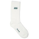 オートリー AUTRY Jacquard logo socks SOPUE7A2 Men アンダーウェア White L S M 【送料無料・関税込】