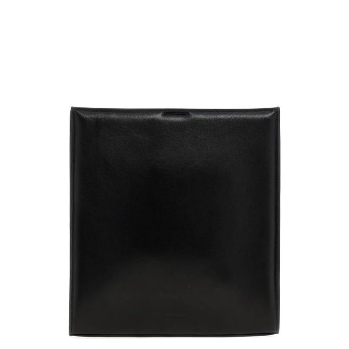 【送料無料・関税込】 ジルサンダー Jil Sander LEATHER SHOULDER STRAP ウィメンズ バッグ ハンドバッグ・ショルダーバッグ Black U ONESIZE 女性 J08WG0017P4845001