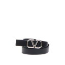 ヴァレンティノ Valentino Garavani Vlogo Signature Belt メンズ アクセサリー ベルト・サスペンダー Black 105 ...