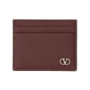 ヴァレンティノ Valentino Garavani "VLOGO SIGNATURE" CARD HOLDER 7Y2P0AP4UAGAFD Men 財布・カードケース BORDEAUX onesize 【送料無料・関税込】