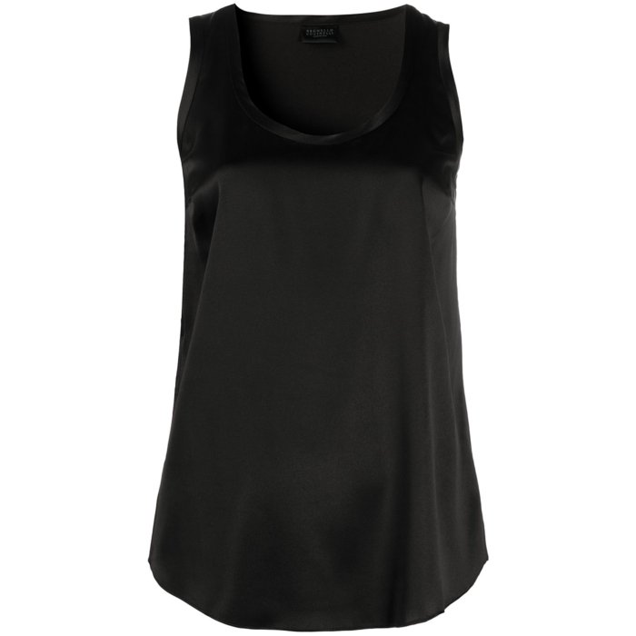 【楽天スーパーセール 最大80%OFF+P2倍~】Brunello Cucinelli ブルネロ・クチネリ レディース タンクトップ・キャミソール M0C59E0600C101 Brunello Cucinelli Top Black Blacks and greys L M S XL XS 【送料無料・関税込】