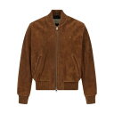 AMI Paris アミパリス メンズ カジュアルジャケット・ベスト HJK152LH0059216 Suede bomber jacket Multicolo...