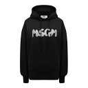 エムエスジーエム MSGM Sweatshirt 3641MDM9624700099 Women スウェット・フーディー Black S L 【送料無料・関税込...