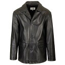 MM6 Maison Margiela エムエムシックス メンズ カジュアルジャケット・ベスト SH0AM0045M07005900 Leather jacke...