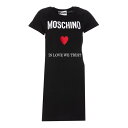 MOSCHINO モスキーノ レディース ワンピース・ドレス・オールインワン 045005412555 Love We Trust Dress Black 38...