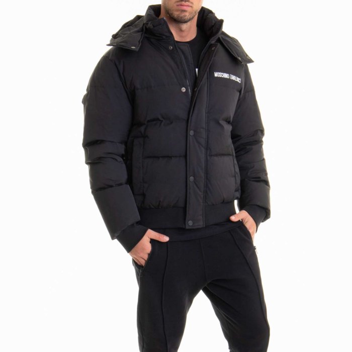 MOSCHINO モスキーノ メンズ カジュアルジャケット・ベスト 062670171555 Jacket Black 48 52 54 50 【送料無料・関税込】