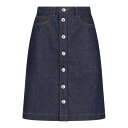 アーペーセー A.P.C. Flared low rise jeans CODBSM09002IAI Women スカート Blue 32 30 31 【送料無料・関税込】