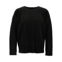 オムプリッセ イッセイ ミヤケ HOMME PLISS? ISSEY MIYAKE 'Monthly Colors' sweater HP56JK10215 Men Tシャツ・カットソー Black 2 3 4 【送料無料・関税込】