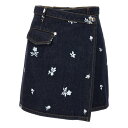 ランバン LANVIN All-over embroidery skirt RWST0015D070P2429 Women スカート Blue FR34 FR36 34 【送料無料・関税込】