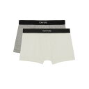 トムフォード TOM FORD CONFEZIONE DA DUE BOXER T4XC31040118 Men アンダーウェア WHITE XL L M S 【送料無料・関税込】