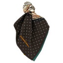 フェラガモ FERRAGAMO 'Madras' print scarf 785658VERDEMARRONE Women スカーフ・マフラー Multicol...