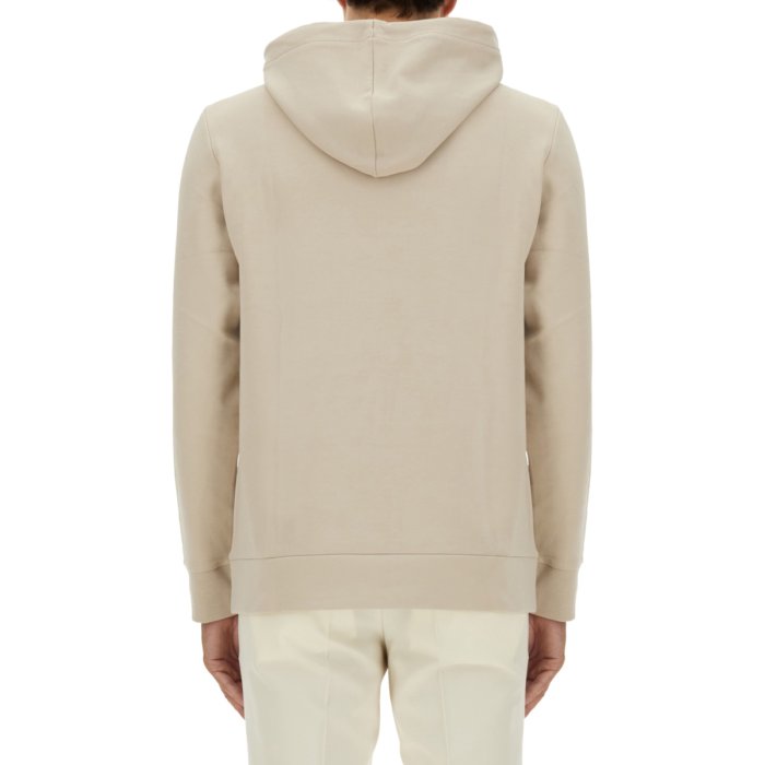 【楽天ブラックフライデー最大80%OFF+P2倍~】HUGO BOSS ヒューゴボス メンズ スウェット・フーディー 5050613010256713271 SWEATSHIRT WITH LOGO BEIGE L XL M 2XL 【送料無料・関税込】