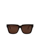 【楽天スーパーセール 最大75%OFF+P2倍】Max Mara マックスマーラ レディース サングラス・アイウェア MM007850N Glimpse2 Sunglasses Brown 57 【送料無料・関税込】