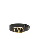 ヴァレンティノ Valentino Garavani Belt H 30 Vlogo Signature ウィメンズ アクセサリー ベルト・サスペンダー Bla...
