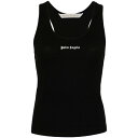 パームエンジェルス Palm Angels Palm Angels Top Black PWAC020C99FAB0011003 Women タンクトップ・キャ...