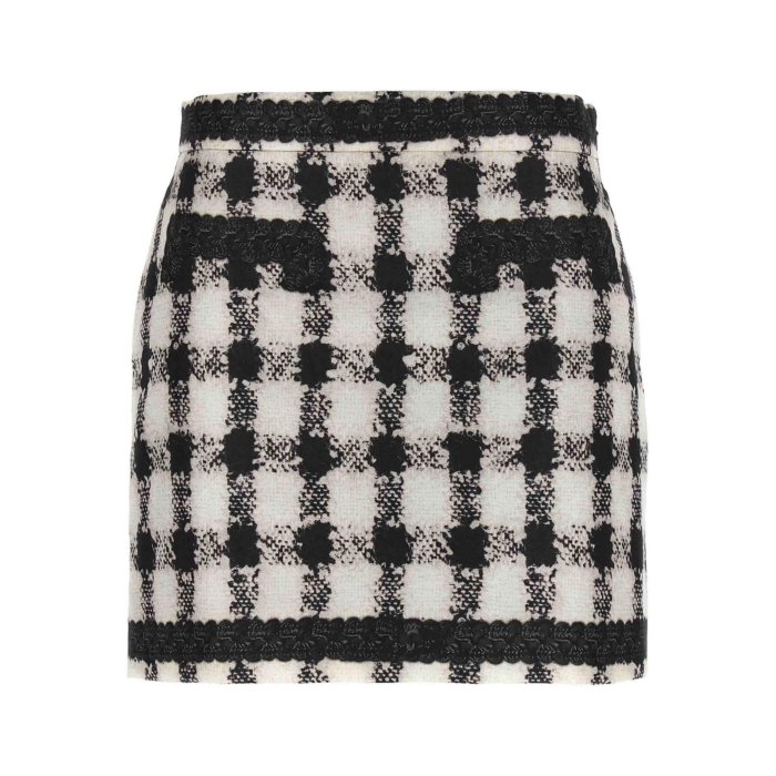 【楽天スーパーセール 最大75%OFF+P2倍】MOSCHINO モスキーノ レディース スカート 010255571002 Print Mini Skirt White 36 38 40 【送料無料・関税込】