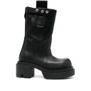 リック オウエンス Rick Owens Boots Black ウィメンズ シューズ ブーツ Black 37 38 39 40 女性 RO02D3876LO...