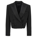 ドルチェガッバーナ Dolce & Gabbana 'Tuxedo' crop blazer F29MCTFUBE7N0000 Women スーツ・ジャケット ...