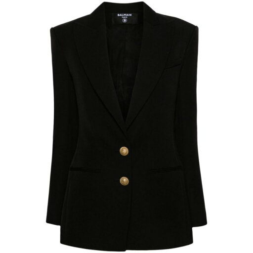 バルマン Balmain Balmain Jackets Black CF1SE055WC090PA Women スーツ・ジャケット Blacks and greys 38 40 36 【送料無料・関税込】 バルマン Balmain Balmain Jackets Black CF1SE055WC090PA Women スーツ・ジャケット Blacks and greys 38 40 36 【送料無料・関税込】