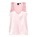 ピンコ PINKO Marzemino Tank Top 103028A1RIN98 Women タンクトップ・キャミソール Nude & Neutrals 3...