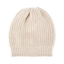 ブルネロ・クチネリ Brunello Cucinelli CASHMERE AND SILK DIAMOND YARN KNIT BEANIE M32373999CN058 Women 帽子 CN058 BEIGE M 【送料無料・関税込】