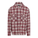 アミリ AMIRI Padded Overshirt AMSTOS1024DEEP Men シャツ・ブラウス Red L M 【送料無料・関税込】(4)