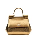 【楽天スーパーセール 最大75%OFF+P2倍】Dolce & Gabbana ドルチェガッバーナ レディース ハンドバッグ・ショルダーバッグ BB6003BO8558H945 'Sicily' medium handbag Gold onesize 【送料無料・関税込】