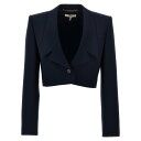 クロエ Chloe Single-breasted cropped blazer CH24AVE1406349Z Women スーツ・ジャケット Blue FR...