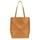 ロエベ LOEWE 'Puzzle Fold' shopping bag A657G50X012586 Women トートバッグ Beige onesize 【送料無料・関税込】
